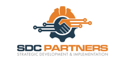 SDC Partners logo - an affiliate partner of HammerTech's construction safety intelligence software platform. 