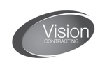 Vision Contracting logo - a user of HammerTech's construction safety intelligence platform for safer sites.