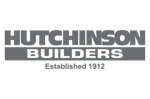 Hutchinson Builders grayscale logo (626x417) or 3to2 aspect ratio - a top ANZ contractor using HammerTech's construction safety intelligence software