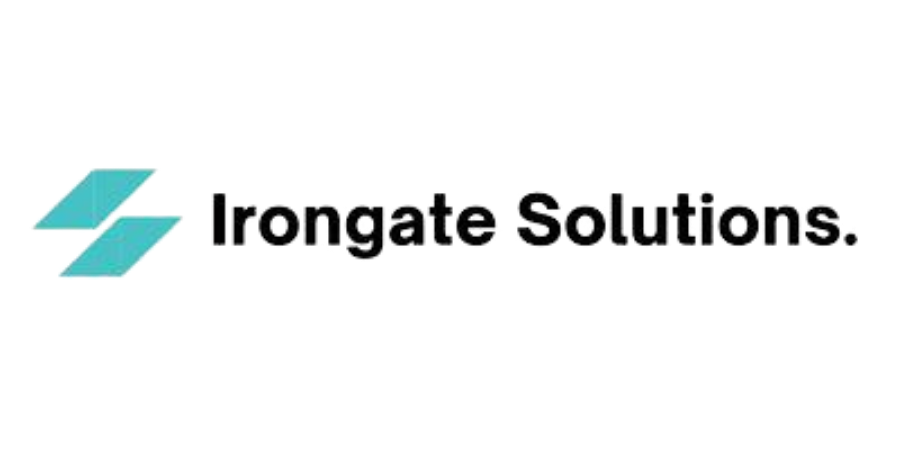 Logo of Irongate Solutions, and integration partner of HammerTech's construction safety intelligence software platform