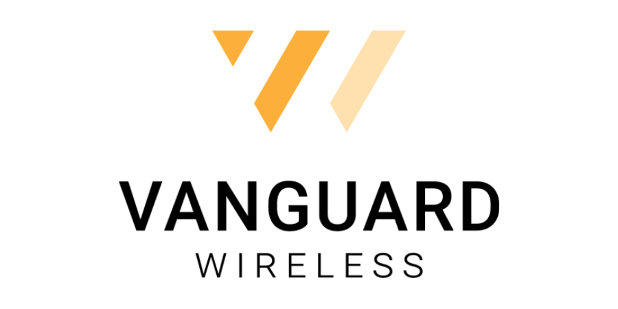 Vanguard Wireless logo - a technology integration partner with HammeTech's construction safety intelligence software platform. 